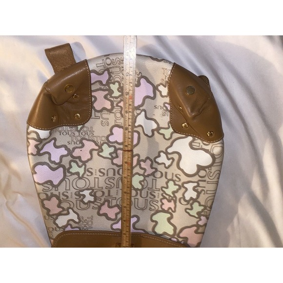 TOUS‎ Kaos Icon Feminine Beige multicolored Leather Backpack Pre Own Puzzle Y2K main image 9